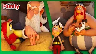 The Chief's BIG Stomach Ache | Asterix & Obelix: The Big Fight | Netflix Family
