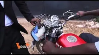 Le taxi-moto à Kinshasa