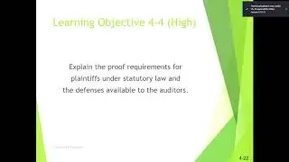 Ch. 4 Legal Liability Video Lecture Part 2: LO 4-6