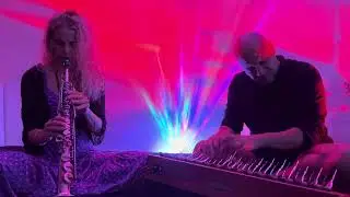 Ambient spiritual jazz channeled improvisation w/ soprano saxophone and array mbira full wolf moon