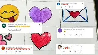 Emoji Drawing From Comments 🎨 | You Comment Emoji, I Draw It | Satisfying Art Video