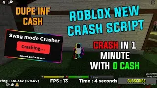 ROBLOX DA HOOD NEW CRASH SCRIPT/HACK [ CRASH IN 60 SECONDS WITH 0 CASH ] *MONEY DUPE*