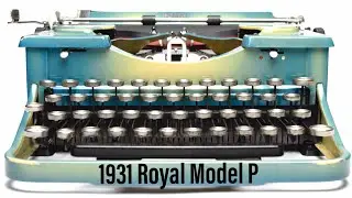 1931 Royal Model P