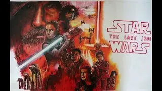 Star wars The Last jedi -  Speed Drawing /  Tew Surawit