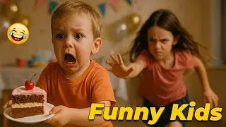 Funniest Kids Fails Compilation 2025 | Try Not to Laugh Challenge!