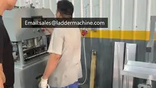 CNC Punching Machine with Hydraulic Punching Machine for the Bottom Holes one Both side for ladder