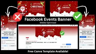 How to Design a Facebook Event Banner for Mobile | Canva Template Included #canvatutorial