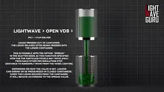 Liquid pressed out of container. #openvdb #LightWave