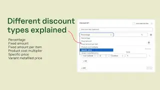 Discount types in Dollarlabs Ultimate Discounts Explained | Shopify functions