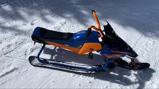 Yamaha Viper Kids Snow Bike Sled