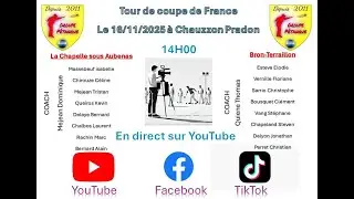 7eme tour de coupe de France La Chapelle sous Aubenas vs Bron