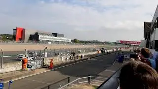 Mark Blundell not happy with the start. BTCC Silverstone September 2021. Race 1. MB Motorsport.