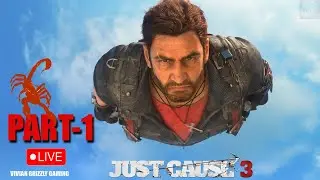 Just Cause 3 🦂 PART-1 🔴LIVE  No Commentary 2025 Gameplay