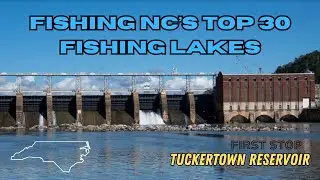 Fishing Nc's Top 30 Fishing Lakes | Road Trip | Lake 1   #thereellife  #coupleswhofish #tuckertown