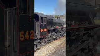 Black 5 5428 &ldquo;Eric Treacy&rdquo; running around at Whitby #steamtrain #britishrailways #locomotive #train