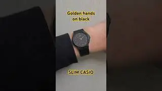 얇고 가벼운 카시오(MQ24-1E). Thin and lightweight Casio MQ24-1E.
