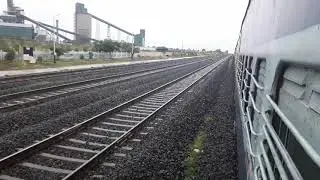 Some Overtakes & Crossings by 57628 Kalaburagi-Solapur passenger Between Dudhani and Solapur