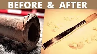 RUSTY! Chisel restoration