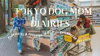 Play Dates & Dog Friendly Shopping Trips + Trying Korean Pet Food  | TOKYO DOG MOM DIARIES