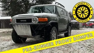 DIY FJ Cruiser Pre-Runner Style Front Bumper Build || Legacy 4x4 and Off-Road
