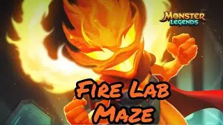 THE FIRE LAB MAZE!! Monster Legends #106