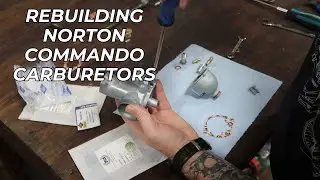 Cleaning Norton Commando Carbs