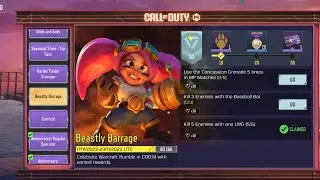 How To Kill 5 Enemies with Any LMG Challenge Complete 💯✅ Call of Duty Mobile Beastly barrage.