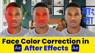 Face color masking and face_Tracking in a Video: After Effects Tutorial Bangla Full Video  #2023