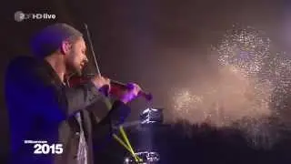 SILVESTER 2014 2015 BRANDENBURGER TOR BERLIN  David Garrett & Feuerwerk