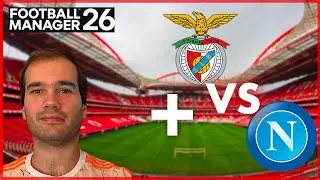 FM 26 FIRST JOURNEY MAN EVER + BENFICA VS NAPOLI CHAMPIONS LEAGUE LEAGUE PHASE 2025
