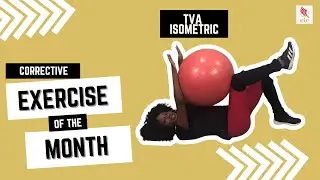 Build a rock-solid foundation w/ TVA Isometrics using a Stability Ball #spinehealth #lowerbackpain