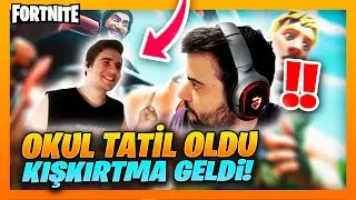 OKULLAR TATİL OLDU KIŞKIRTMAYA GELDİ ! Fortnite Troll Game