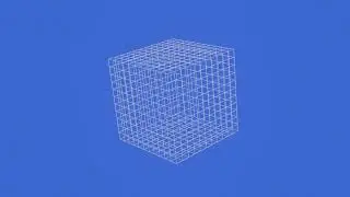 Blender 2.93 - Blueprint Effect Cube Realtime Animation