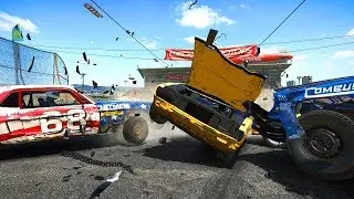 Wreckfest - Destruction Derby Gameplay | 1440p Ultra Settings