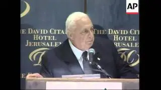 Sharon addresses world Jewish leaders