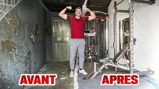 Je construis ENFIN le home gym de mes r&ecirc;ves ! * Transformation extr&ecirc;me *
