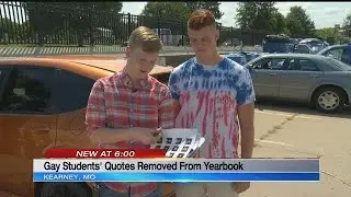 Kearney School District removes 2 gay students’ quotes from yearbook