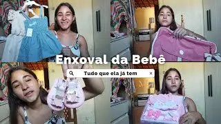 ENXOVAL DA BEBÊ TUDO QUE GANHEI | Mãe aos 17