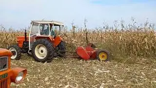 Trattore Fiat 540 dt con Trincea Taarup, Tractor Fiat 540 dt la tocat cu tocător Taarup SERIE ORO