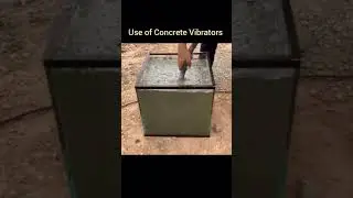 use of vibrators in  concrete