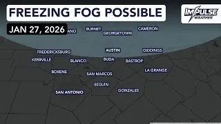Freezing tonight with areas of freezing fog on Wednesday | Impulse Weather Forecast