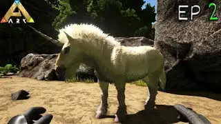 ARK Ultimate SOLO 🦄 UNICORN TAME + EPIC RAID 💥 | The Island Episode 2 (Single Player)