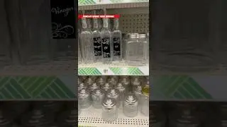 ⬆️full video! Dollar tree glass storage containers! Oil, jar, sugar shakers