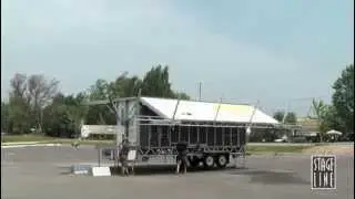 SL100 Mobile Stage Time Lapse - Stageline Mobile Stage