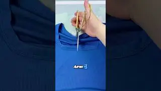How to make normal tshirt stylish without cutting 🫂💀 #shorts #tricks #viral #new #fashion