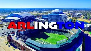 ARLINGTON, TEXAS - by drone [4K]