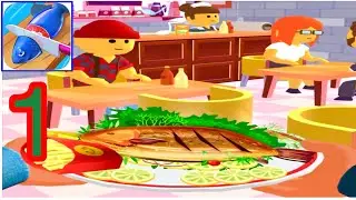 Fish Cutting 3D gameplay walkthrough part-1 Level 1-5 (iOS/Android)