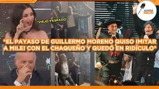 EL PAYASO GUILLERMO MORENO QUISO IMITAR A MILEI BAILANDO CON CHAQUEÑO PALAVECINO Y QUEDÓ EN RIDÍCULO