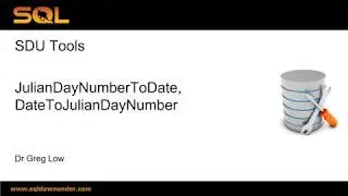 SDU Tools 79   Julian Day Numbers To and From Dates in T-SQL