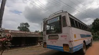 india 🇮🇳village bus ride Kerala